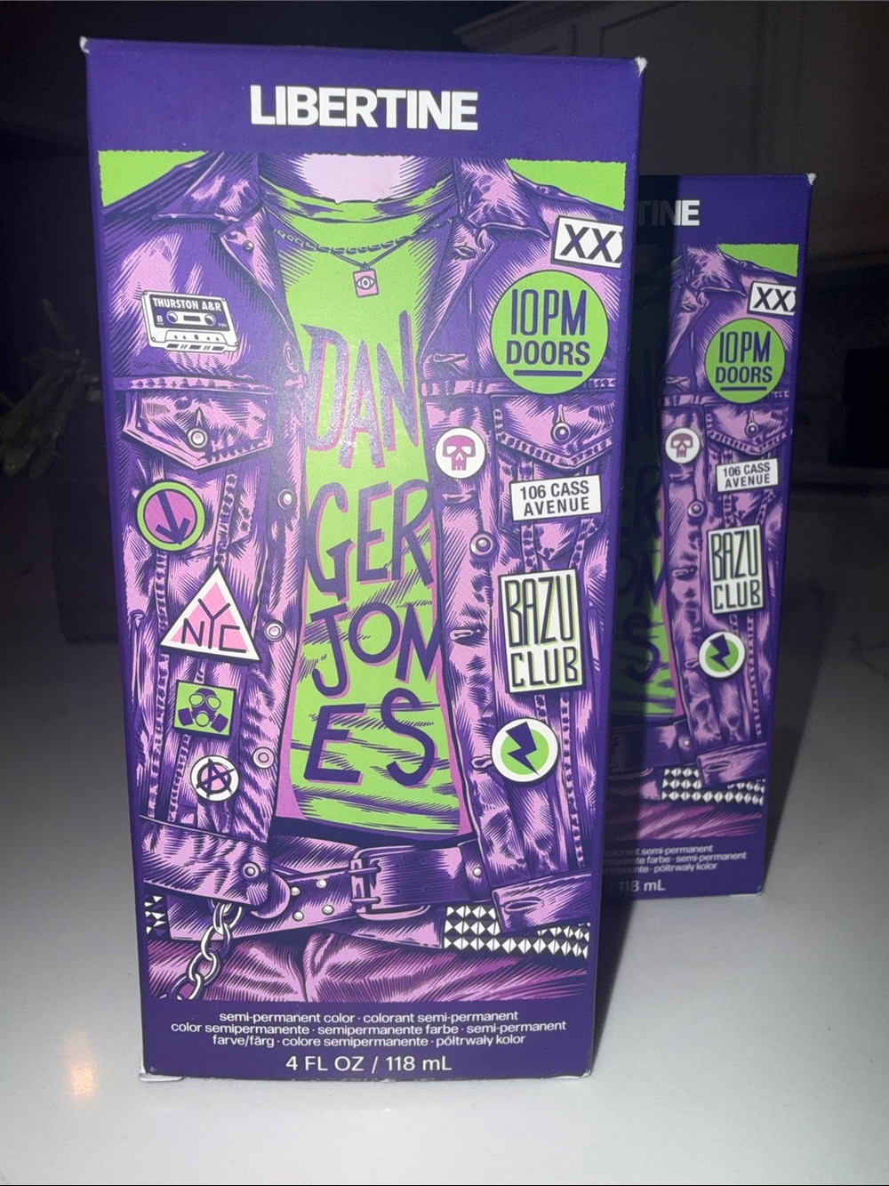 2 new in package Semi-Permanent Hair Color — Vibrant Purple